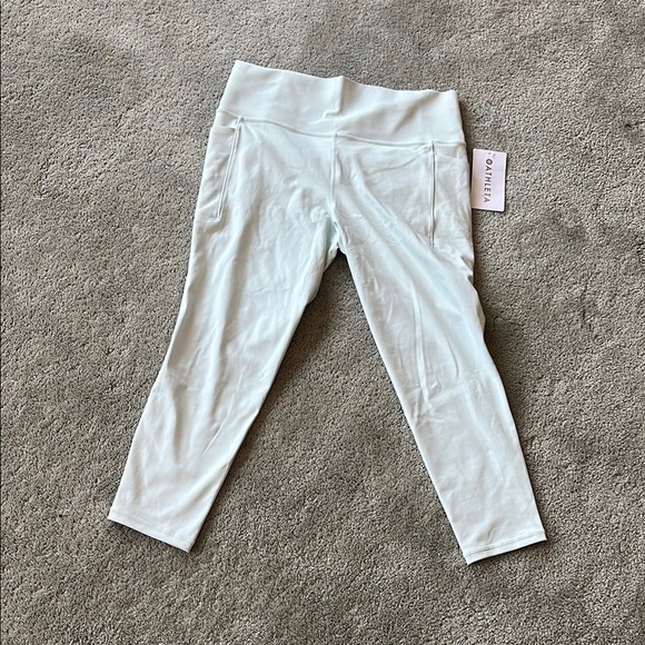 Athleta Situation Stash 7/8 High-Waisted Leggings, NWT Mint Green - Picture 5 of 7